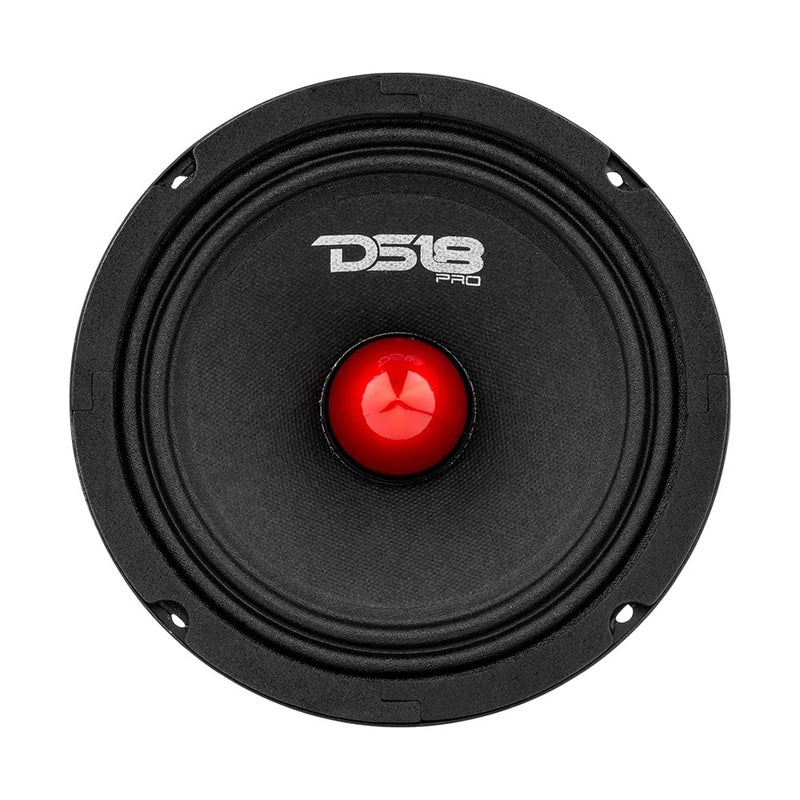 DS18 PRO-GM6.4B Loudspeaker - 6.5", Midrange, Red Aluminum Bullet, 480W Max, 140W RMS, 4 Ohms - Premium Quality Audio Door Speakers for Car or Truck Stereo Sound System (1 Speaker) - Image 3